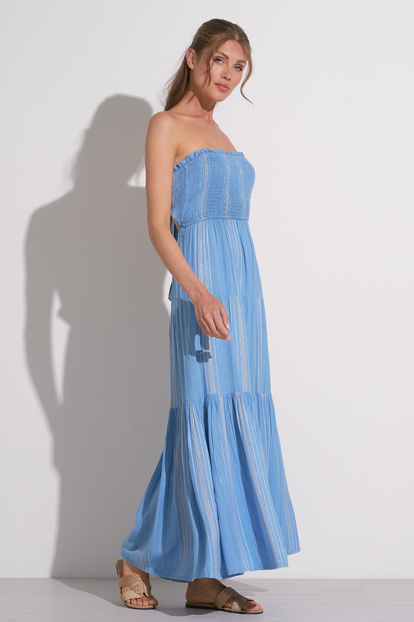 Aria Strapless Maxi Dress - Image 3