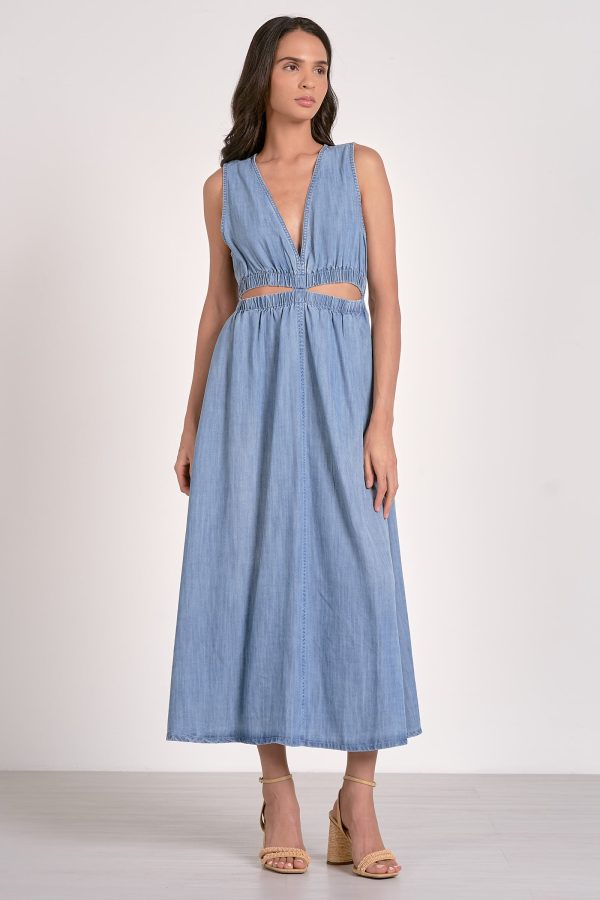 Delilah Midi Cut Out Dress