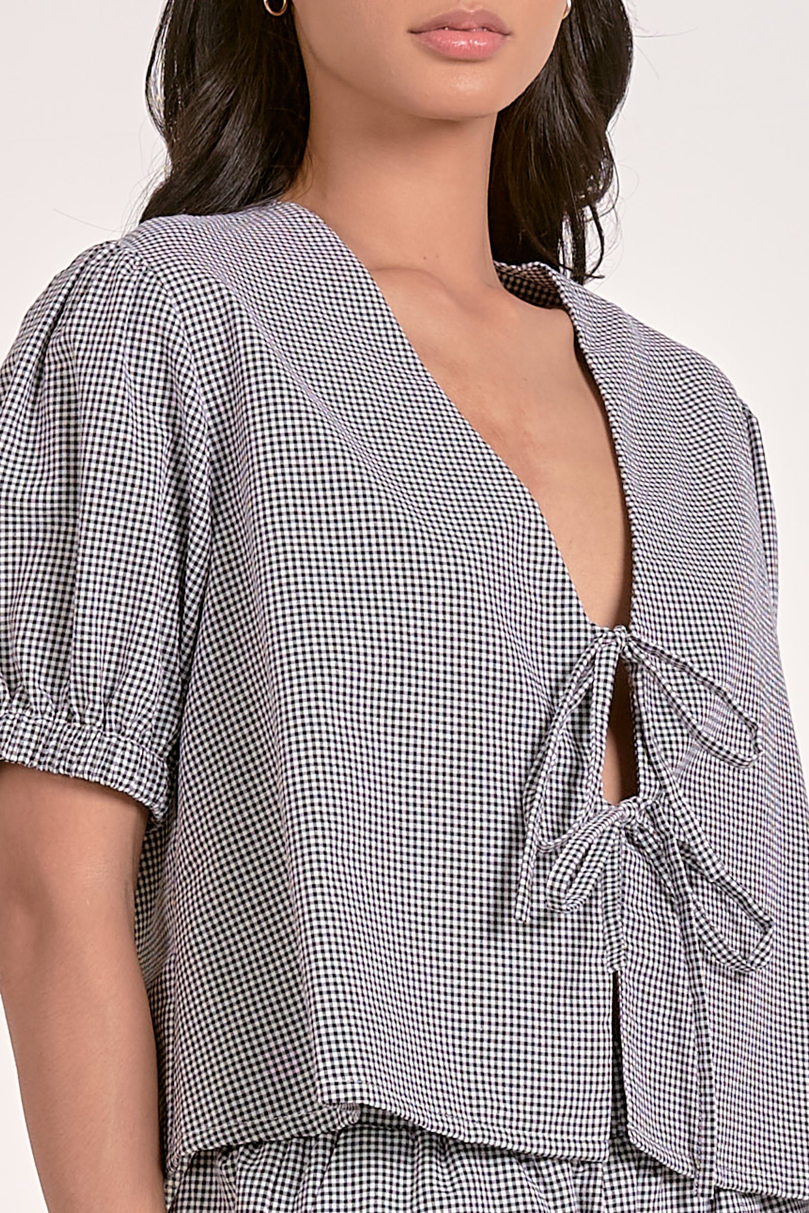 Dolce Top in Black Seersucker - Image 5