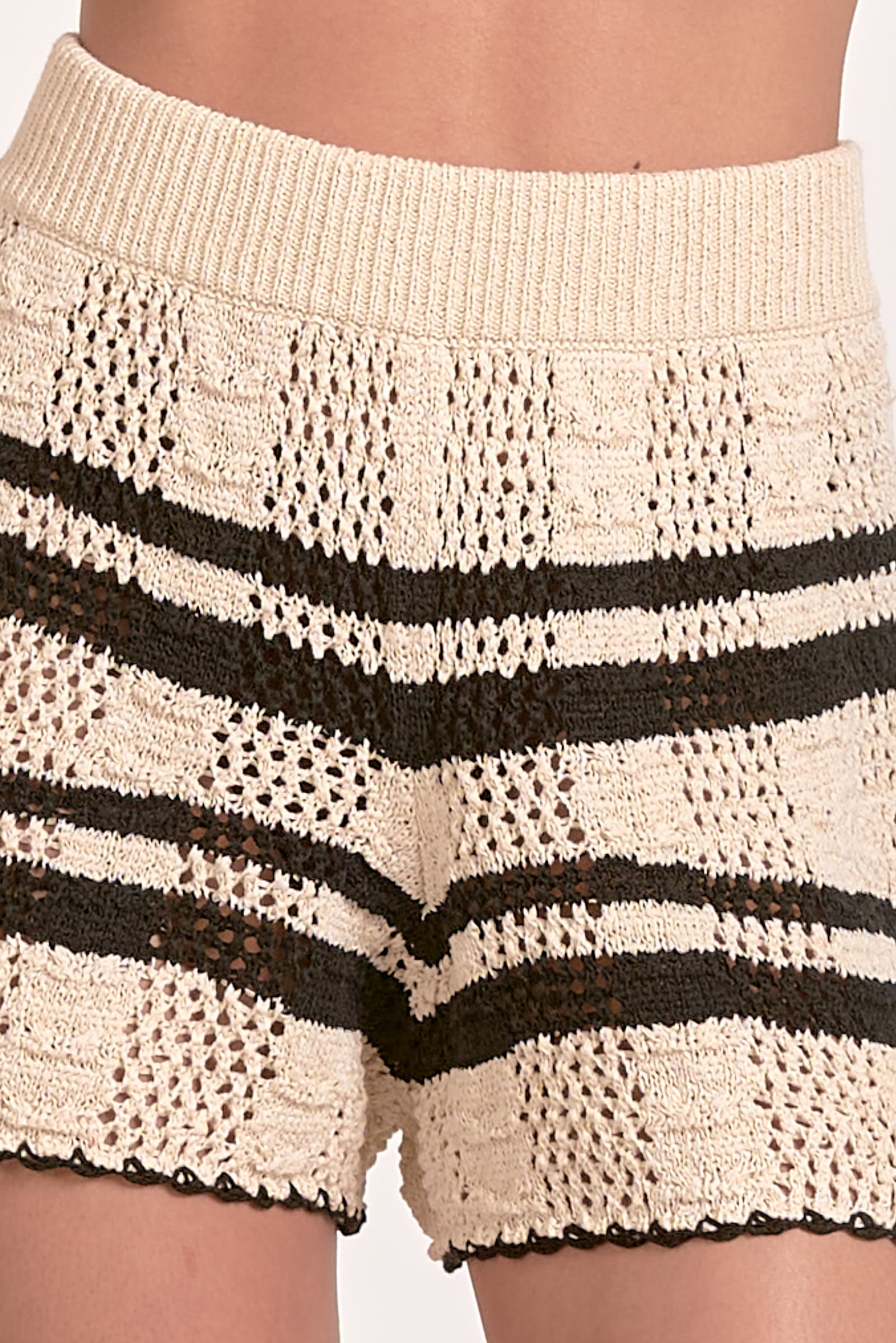 Tori Short in Natural Black Stripe - Image 6