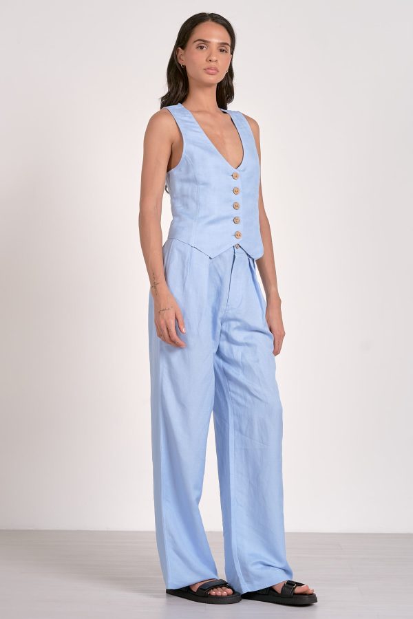 Lana Vest in Light Blue - Image 4
