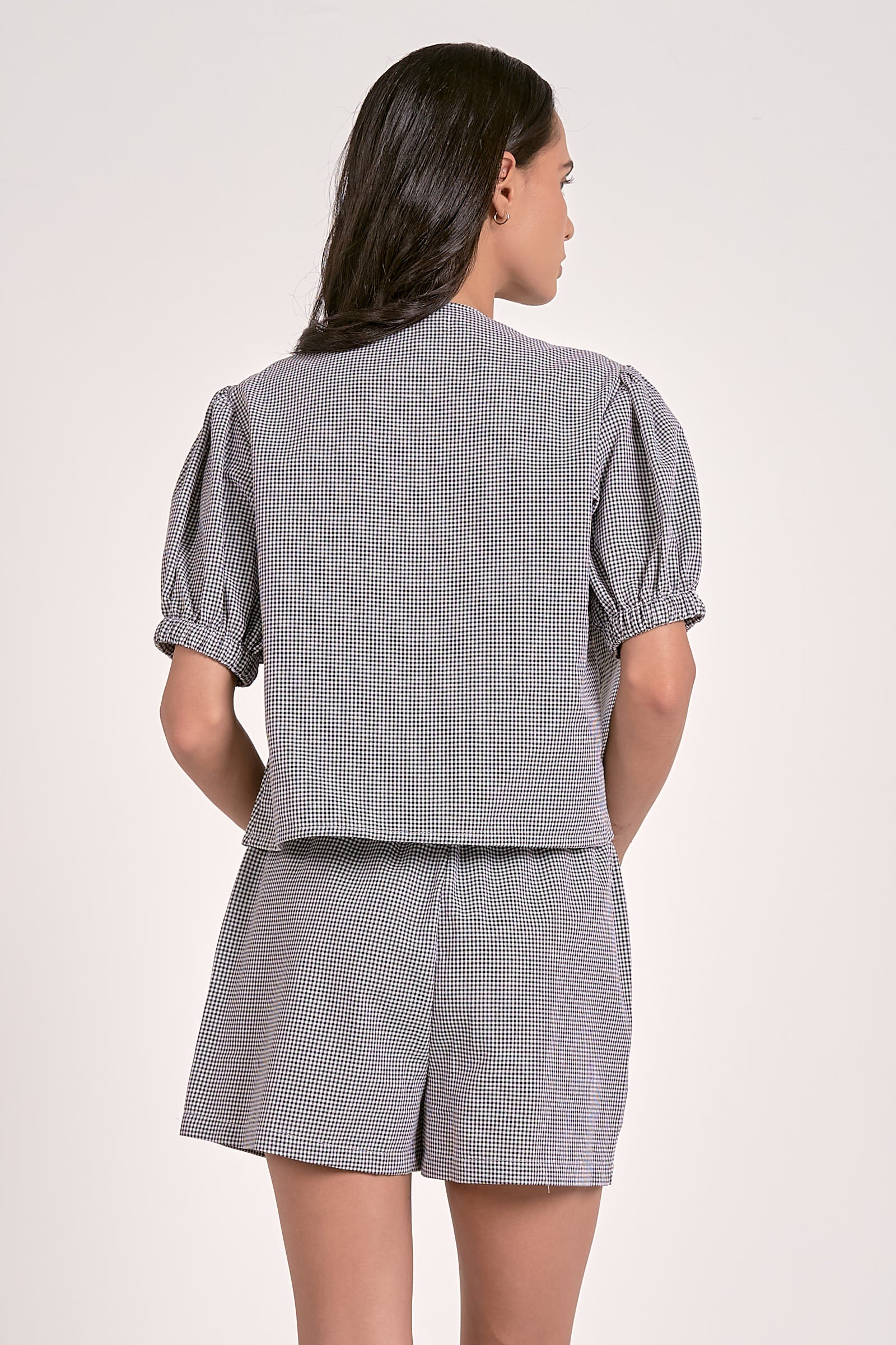 Dolce Top in Black Seersucker - Image 4