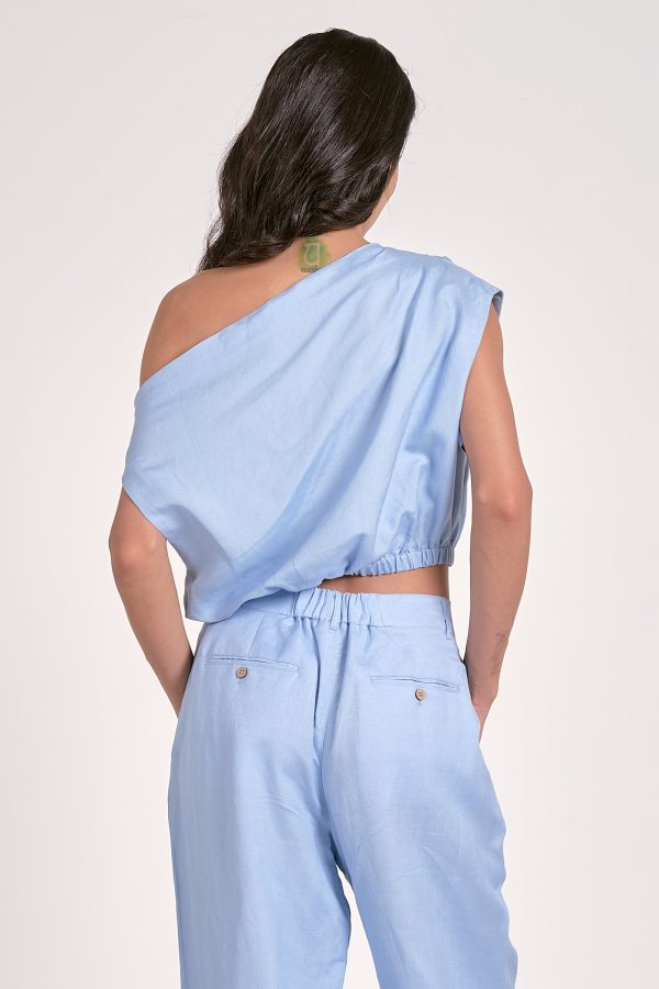 Lianne Top in Light Blue - Image 5
