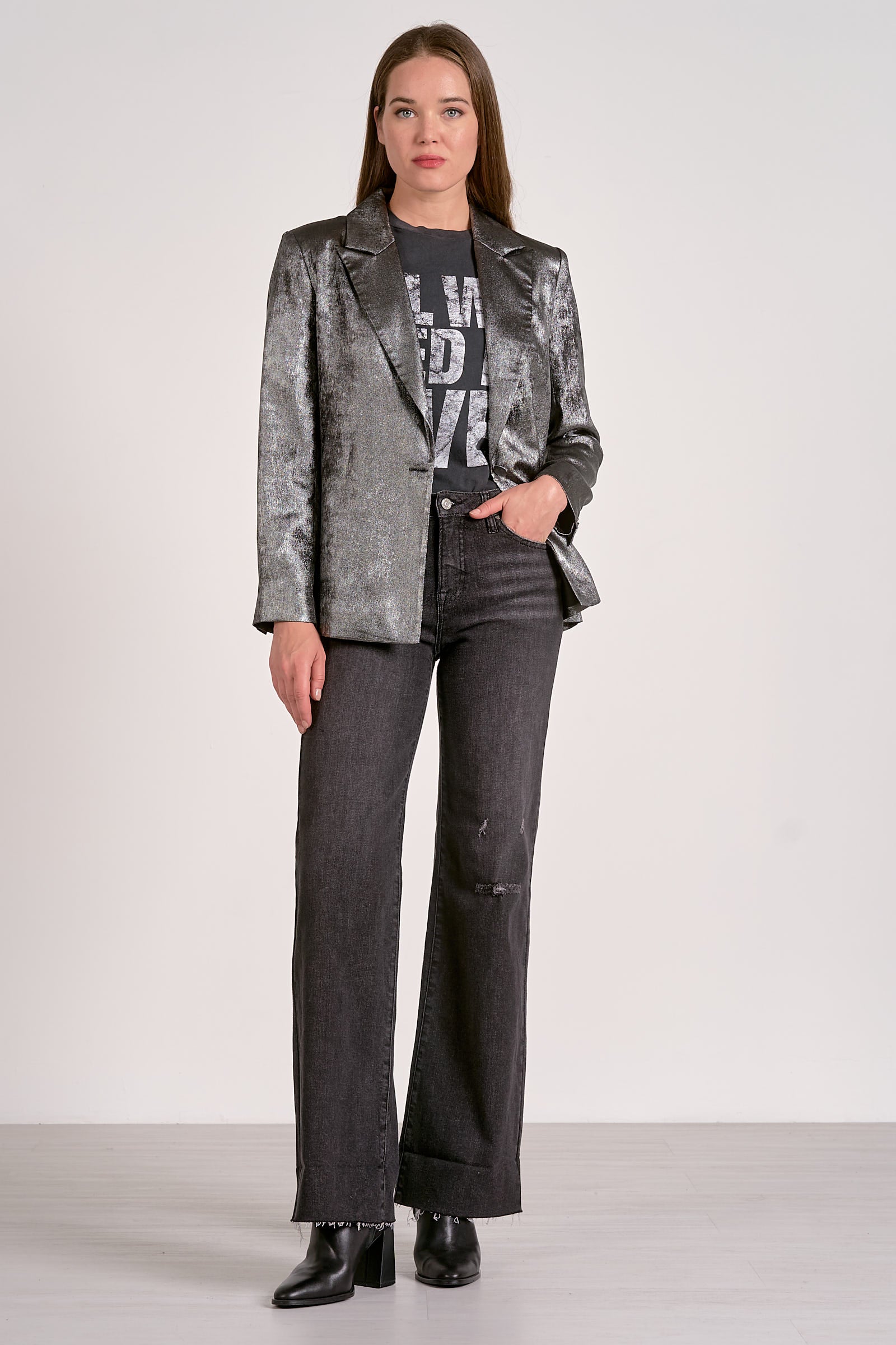 Elan Wide Lapel Blazer - Image 1