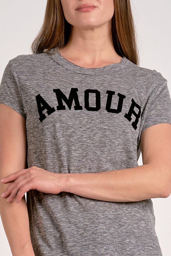 ELan Amour T-Shirt in Grey - Image 2