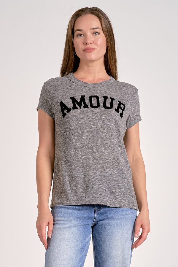 ELan Amour T-Shirt in Grey