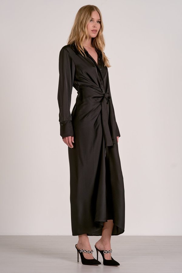 Elan Wrap Button-Down Maxi Dress - Image 3