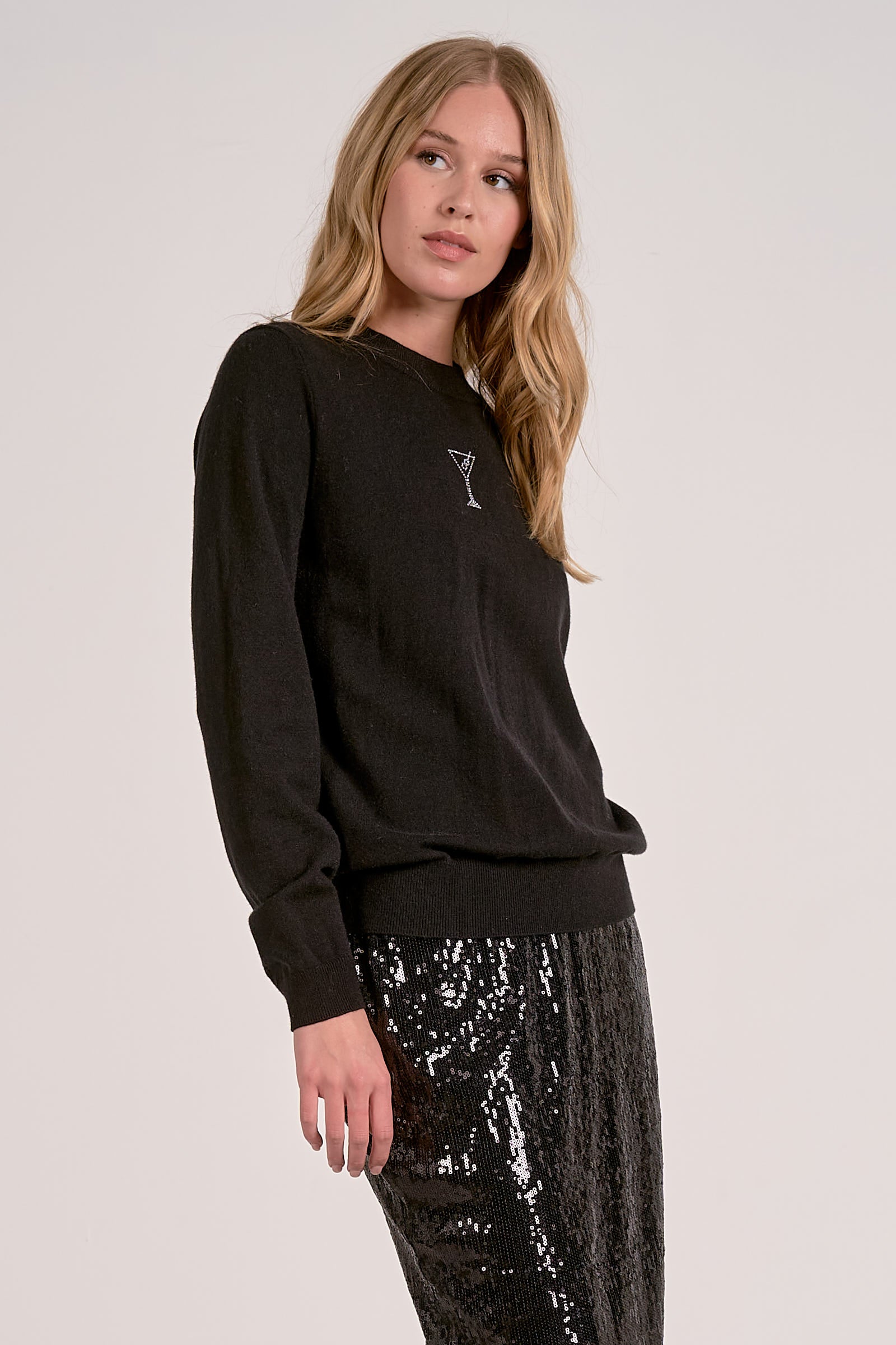Elan Crewneck Martini Sweater - Image 4