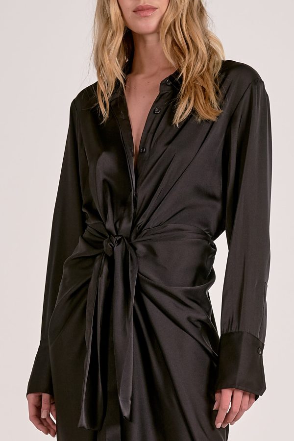 Elan Wrap Button-Down Maxi Dress - Image 4