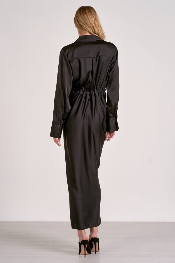 Elan Wrap Button-Down Maxi Dress - Image 5