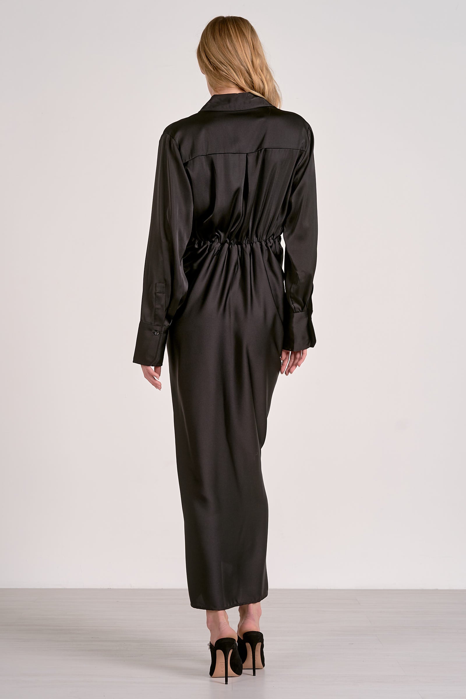 Elan Wrap Button-Down Maxi Dress - Image 5