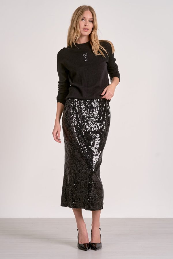 Elan Crewneck Martini Sweater - Image 2