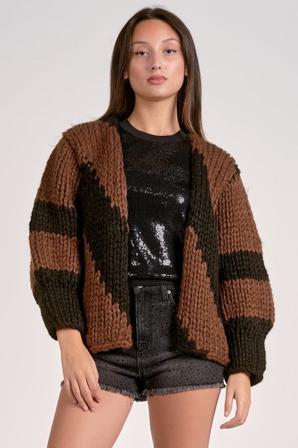 Elan Chunky Cardigan Sweater