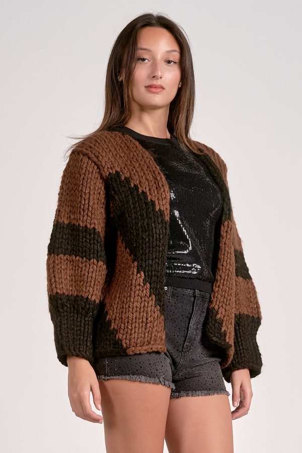 Elan Chunky Cardigan Sweater - Image 2
