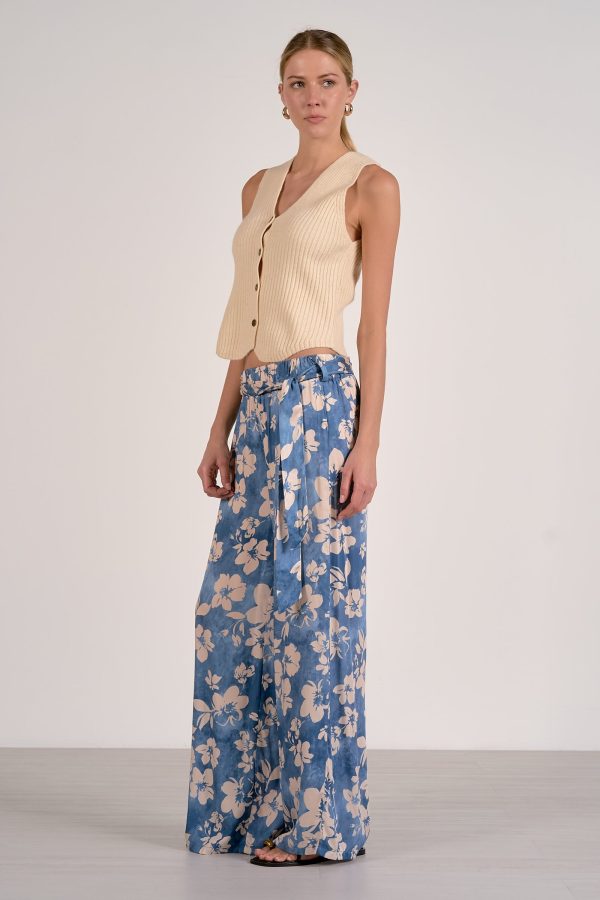 Elan Floral Belted Trousers - Image 3