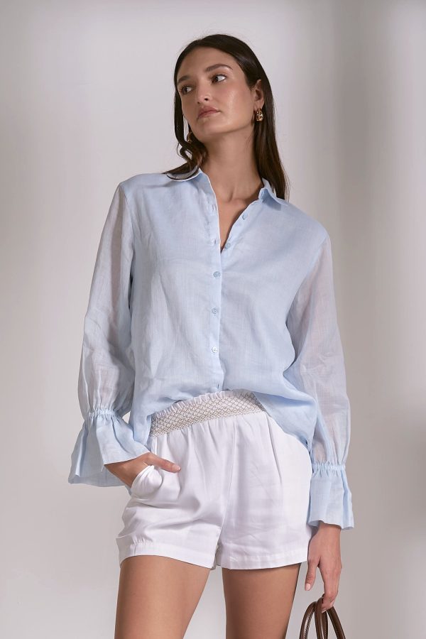 Elan Long Sleeve Button Up Top - Image 3