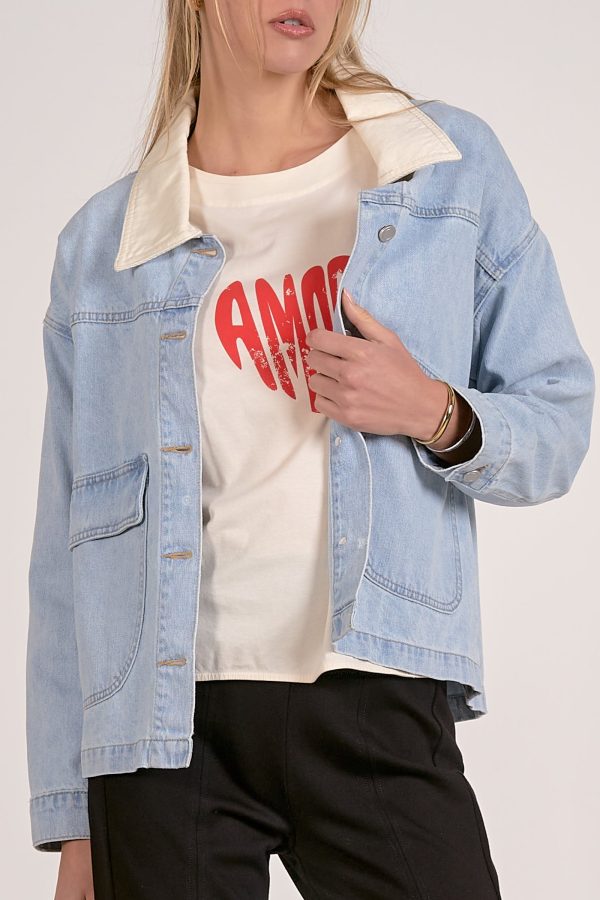 Elan Gia Denim Jacket - Image 2