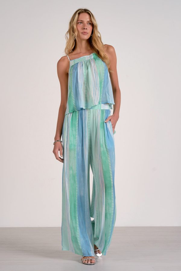 Elan Flowy Striped Tank Top - Image 6