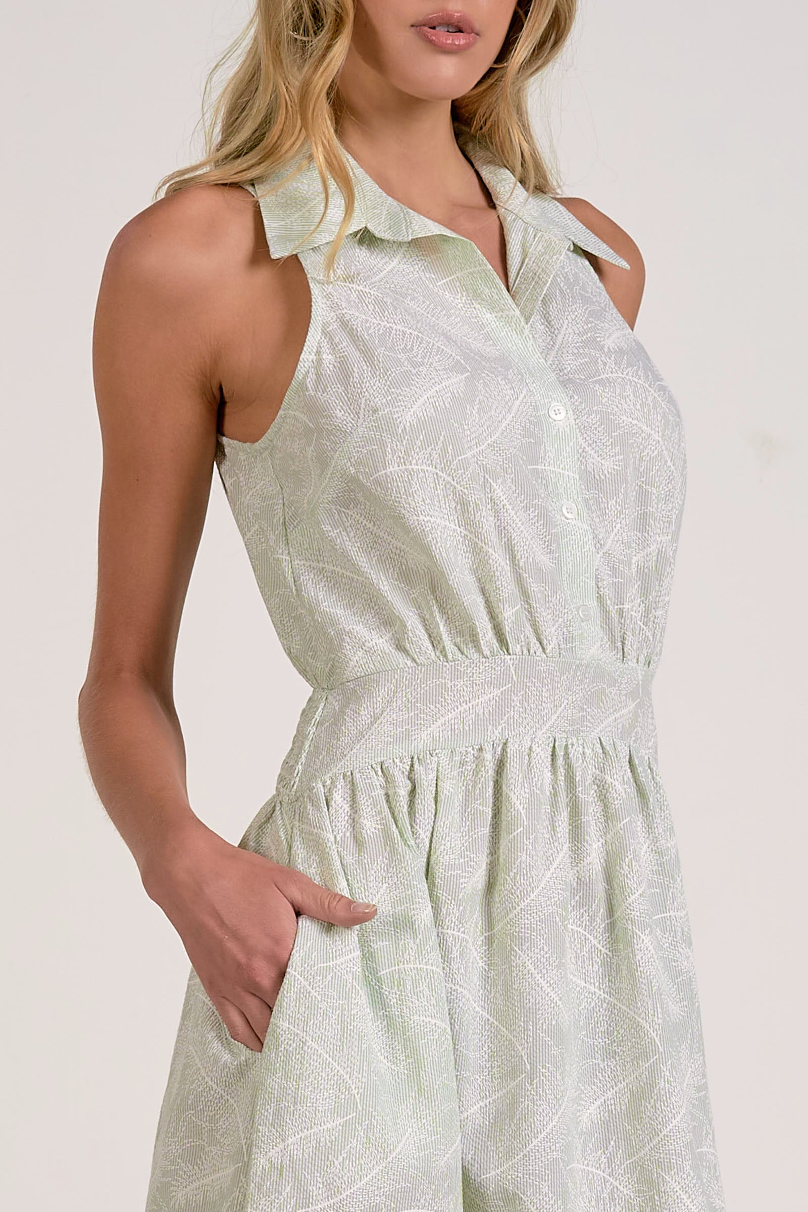 Elan Collared Maxi Dress - Image 4